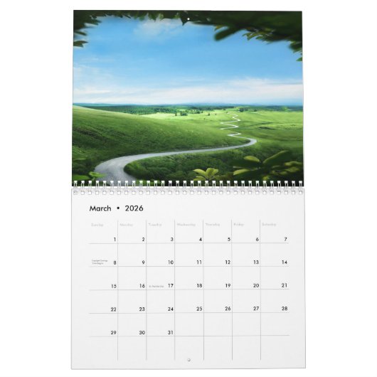 Fotos der Pfade im Waldkalender Kalender (Mär 2026)