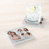 Fotos der Reihe 3 mit benutzerdefinierten Bereiche Glasuntersetzer (Schrägansicht)