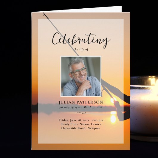 Fotos der Sonnenuntergänge fischen Feier zur Beerd Programm