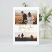 Fotos des handgeschriebenen Hochzeitstages (Stehend Vorderseite)