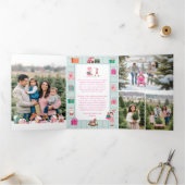 Fotos des Santa Pink Village Dreifach Gefaltete Urlaubskarte (Innenseite)