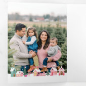 Fotos des Santa Pink Village Dreifach Gefaltete Urlaubskarte (Innen Erste Seite)