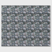 Fotos, die mehrere Killerwale-Poster haben Geschenkpapier (Flach)