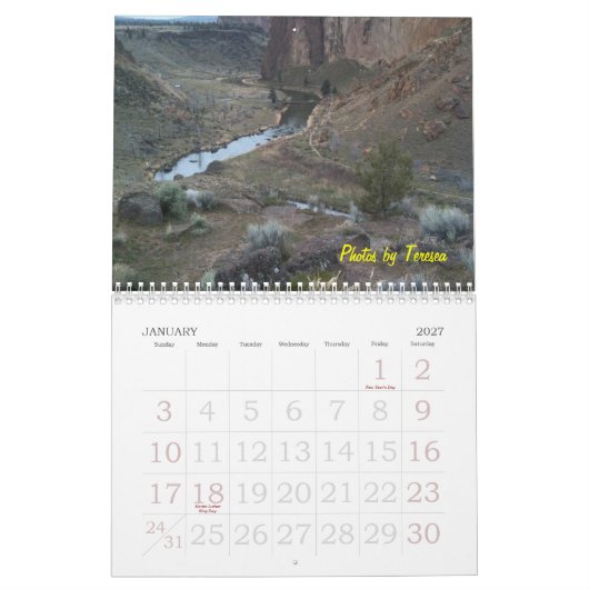 Fotos durch Teresea Kalender (Jan 2027)