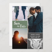 Fotos für die moderne grüne Verlobung (Vorne/Hinten)