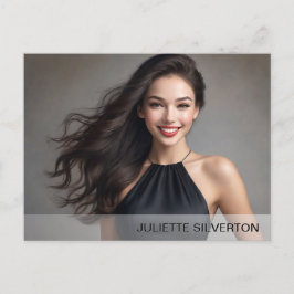 Fotos für die Promo-Werbeaktion für Grenzübertritt Postkarte