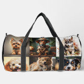 Fotos für Haustiere oder Hunde mit individuellem F Duffle Bag (Vorderseite)