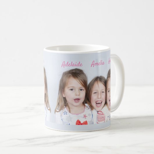 Fotos für Kinder - Foto und Text Kaffeetasse (VorderseiteRechts)