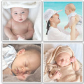 Fotos für Kleinkinder Aufkleber (Vorderseite)