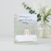 Fotos für Massage und Körperarbeit Postkarte (Stehend Vorderseite)