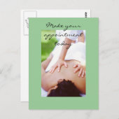 Fotos für Massage und Körperarbeit Postkarte (Vorne/Hinten)