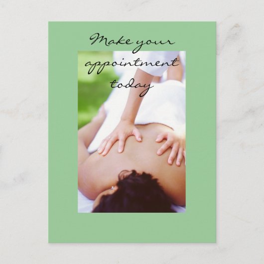 Fotos für Massage und Körperarbeit Postkarte (Vorderseite)