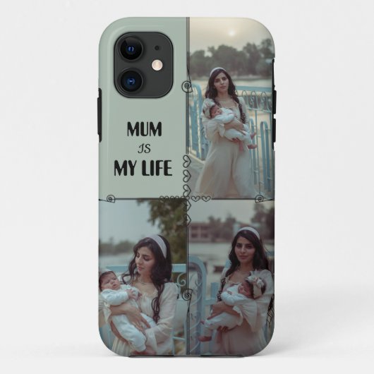 Fotos für Mutter-Kind-Fall Collage iPhone Case-Mate iPhone Hülle (Rückseite)