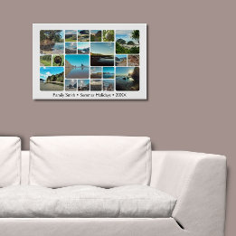 Fotos für Privatreisen mit Instagram Familie Acryl Wandkunst