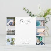 Fotos für Reisen Vielen Dank Dankeskarte (Stehend Vorderseite)