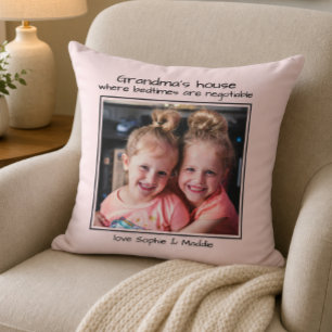 Fotos Geschenk für Oma Schlafenszeiten sind verhan Kissen