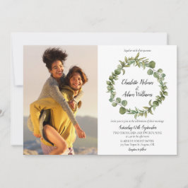 Fotos Hochzeit der Eukalyptus Einladung