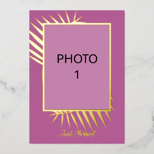 Fotos Hochzeit nur verheiratet ankündigen Karte hi