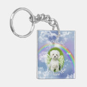 FOTOS IHRES Begleiters Himmlisch Memorial Schlüsselanhänger (Vorderseite links)