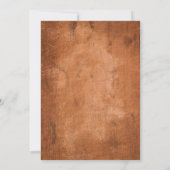 Fotos im Kindesalter Save the Date Vintag Wood (Rückseite)