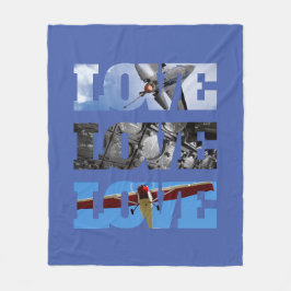 Fotos im LIEBE, Flugbesatzung Fleecedecke