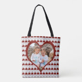 Fotos in den Herzen der Muttersprache Tasche (Rückseite)