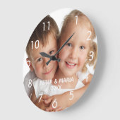 Fotos Kinder Jahr Große Wanduhr (Winkel)