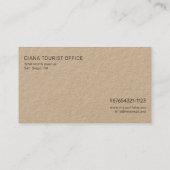 Fotos Kraft Business Card Visitenkarte (Rückseite)