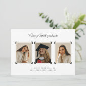 Fotos mit Album Corners Abschluss Ankündigung (Stehend Vorderseite)