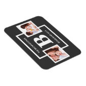 Fotos mit Personalisierter Monogramm Magnet (Rechte Seite)