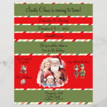 Fotos mit Santa im Einkaufszentrum Flyer