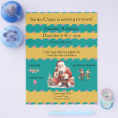 Fotos mit Santa im Einkaufszentrum Flyer (Einzeln)