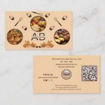 Fotos Niedliche Berufliche Monogramm-Bäckerei Beig