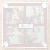 Fotos Personalisierter Untersetzer (Rückseite)