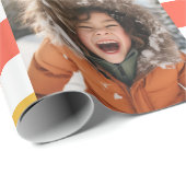 Fotos | Retro Checked Christmas Geschenkpapier (Rolleneckpunkt)