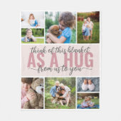 Fotos sammeln sich von uns zu Ihnen Fleecedecke (Vorderseite)