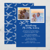 Fotos Sea Themed Newlywings Empfang Einladung (Vorne/Hinten)