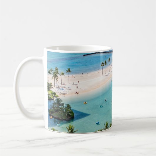 Fotos tagsüber am Strand Kaffeetasse (Links)