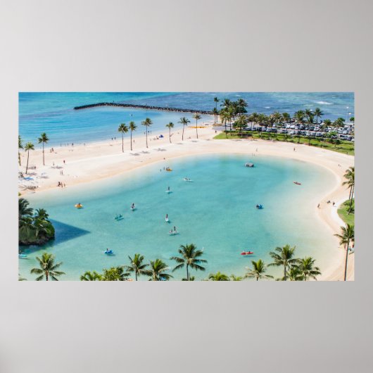 Fotos tagsüber am Strand Poster (Vorne)