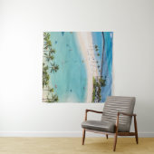 Fotos tagsüber am Strand Wandteppich (Beispiel (Horizontal))