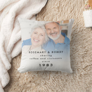 Fotos Überlagerung Teilen Kaffee Croissants Namen  Kissen