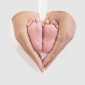 Fotos und Name des ersten Weihnachtsfeiertages Ornament (Rückseite)