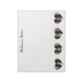 Fotos und Personalisierter Text in benutzerdefinie Notizblock (Rotiert)