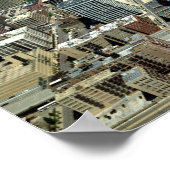 Fotos von Chicago: Skyline aus der Luft Poster (Ecke)