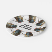 Fotos von Cicadas-Bug, Personalisierte Insekten Pappteller (Schrägansicht)