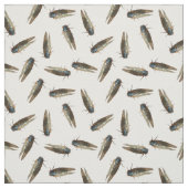 Fotos von Cicadas, Bugs, Insekten Gemustert Stoff (Muster)