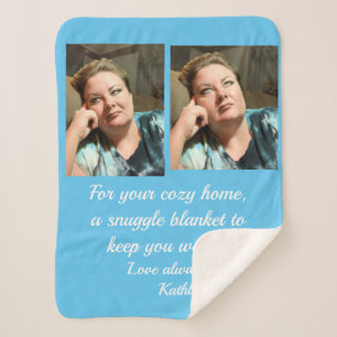 Fotos von mir Schnurrbart-Sherpa-Decken Sherpadecke