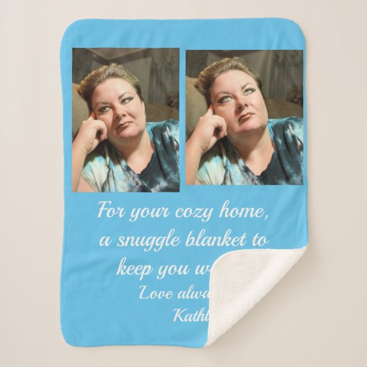 Fotos von mir Schnurrbart-Sherpa-Decken Sherpadecke (Vorderseite)