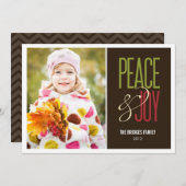 Fotos von Peace & Joliday Feiertagskarte (Vorne/Hinten)