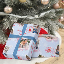 Fotos Weihnachten Briefmarke Kollage Schnee